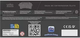 Spanish Pokemon Pitch Juodas Mega Evolution Expansion Elite Trainer Card game case
