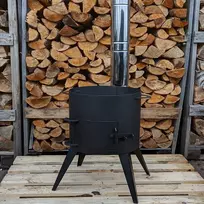 Kazan Mangal Krosnelė kazanui 80-110L / skersmuo 80cm / plienas 3mm