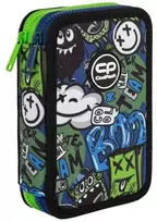Forminis dviejų skyrių penalas su priedais CoolPack Jumper 2 Monster Team