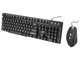 Lamex LTC LXKM203 "3 in 1" žaidimų rinkinys Pelė | Klaviatūra | Padas