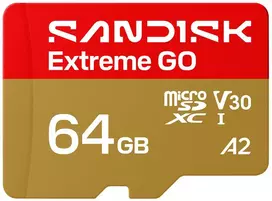 Atminties kortelė Sandisk Extreme Go 64Gb Microsdxc Uhs-I