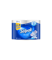 Popierinis rankšluostis SELPAK, 3 sluoksniai, 160 lapeliai, 2 x 21m.