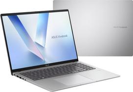 Asus Vivobook 16 M1607KA-MB279W | Cool Silver | 16 " | IPS | WUXGA | 1920 x 1200 pixels | Anti-glare | AMD Ryzen AI 5 | 330 | 16GB | DDR5 | Solid-state drive capacity 512GB | AMD Radeon Graphics | Windows 11 Home | 802.11ax | Bluetooth version 5.3 | Key