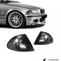 Priekinių posūkių žibintų komplektas skirtas BMW E46 sedan / touring (98-01), originaliai tamsinti