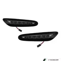 LED posūkiai ant sparnų, komplektas skirtas BMW E60 / E61, tamsinti