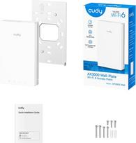 Cudy AX3000 Gigabit Wall-Plate Wi-Fi 6 Access 2976Mbit/s White Power over Ethernet (PoE)
