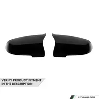 M look Veidrodėlių Dangteliai, komplektas skirtas BMW F10 LCI, F11 LCI, F07, F06, F12, F13 LCI, F01 LCI, juodi blizgūs