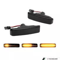 Dinaminiai LED Posūkiai ant sparnų, komplektas skirtas BMW E39, tamsinti