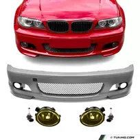 M-Tech Priekinis Bamperis, skirtas BMW E46 (99-06) coupe / cabrio, su geltonais priešrūkiniais