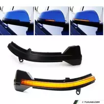 LED dinaminiai veidrodžių posūkiai, komplektas (kairė + dešinė)