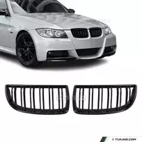 Performance Priekinės Grotelės (be kapoto apdailų), komplektas skirtas BMW E90 / E91 (05-08), dvigubos blizgios