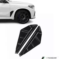 X5M-style priekinių Sparnų Apdailos, komplektas skirtas BMW X5 G05 / F95, juodos blizgios