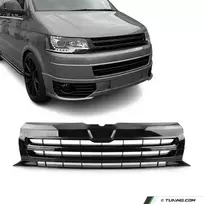 Priekinės Grotelės be ženkliuko skirtos VW T5.1 (09-14), juodos blizgios