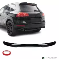 MX Spoileris ant Bagažinės Dangčio skirtas VW Touareg MK2 (10-18), juodas blizgus