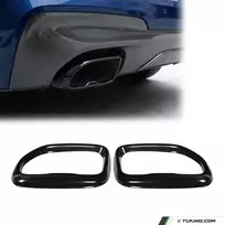 Duslintuvų antgalių Apdailos, komplektas tinkantis BMW X3 G01 / X4 G02 PRE-LCI (18-21), juodos blizgios
