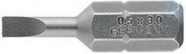Screwdriver bit C6.3 SL 0.5X3.0, 25mm 2748860000 | 4050118894738