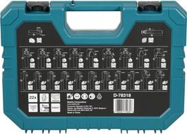 Makita SET OF DRILL BITS 22pcs. 6mm UNIVERSAL