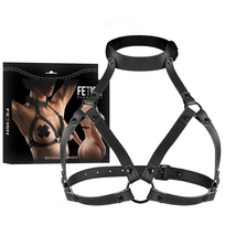 FETISH SUBMISSIVE BONDAGE - Reguliuojamas krūtinės fiksavimo diržas