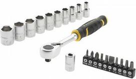 Stanley 1/2" ratchet set 120t sockets and bits