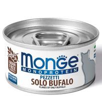 Šlapias kačių maistas Monge Monoprotein Flakes Of Only, buivolo mėsa, 0.08 kg
