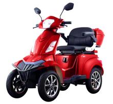 Elektrinis keturratis motoroleris HS65, 20000 mAh, 1 kW, raudona sp.
