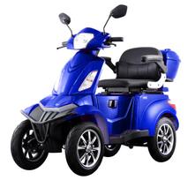 Elektrinis keturratis motoroleris HS650 EEC, 20000 mAh, 1 kW, mėlyna sp.