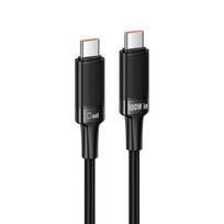 Hoco U153 Extreme USB-C į USB-C kabelis, PD, 5 A, 100 W, 1,2 m, juodas