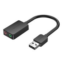 Išorinė garso plokštė USB 2.0 TRS Vention CDYB0 2 prievadų 0,15m