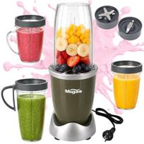 Blenderis kokteiliams Rivex B955, 600 W, 3 indai, Pilkas