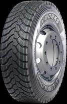 315/80R22.5 KMD406 20PR 156/150K TL M+S 3PMSF /galinė, karjerinė MADE IN EUROPE LINGLONG padangos