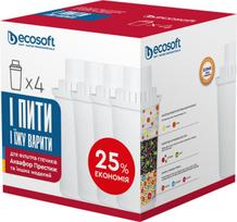 ECOSOFT kasečių rinkinys Aquaphor vandens filtrų ąsočiams, 4 vnt. (CRVKAQRECO)