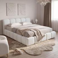 Lova QUBE|160x200|Balta #6|Boucle