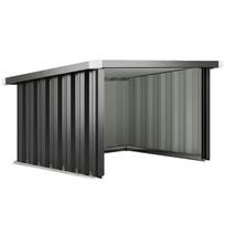 Roboto vejapjovės garažas, 108x86x62.5 cm, tamsiai pilka, plienas
