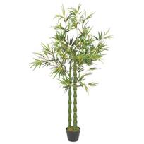 Dirbtinis augalas bambukas su vazonu, 160 cm