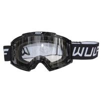 Vaikiški downhill akiniai WULFSPORT Junior Abstract (juoda)