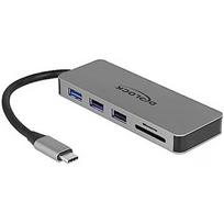 Delock USB Typ-C Dockingstation für Mobilgeräte - 4k - HDMI, HUB, SD, PD 2.0 87743