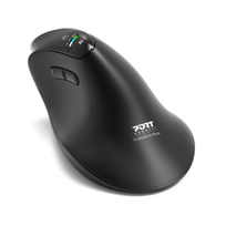 PORT CONNECT Mouse | ERGO AUDITOR | Wireless | Bluetooth, 2.4 GHz | Black | 910204