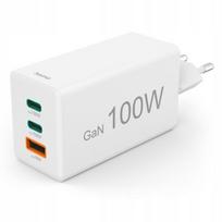 Hama 100w Gan įkroviklis: 2x Usb-c, 1x Usb-a, Pd/qc