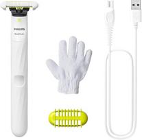 Barzdaskutė Philips QP1924/24 Philips OneBlade Intimate QP1924/24 biały