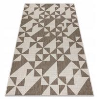 Sizalinis pintas kilimas 60x110 cm, geometrinis raštas