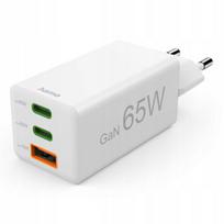 Hama 65w Gan įkroviklis: 2x Usb-c, 1x Usb-a, Pd, Qc