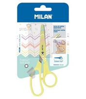 Žirklės su raštais Milan, geltonos, 13.4 cm