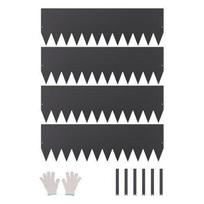 Plieninė vejos ir gėlynų apvado juosta 1016 x 304,8 x 1,5 mm (4 vnt.)