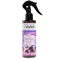 Apsauginis purškiklis nuo karščio tiesiems plaukams Jerome Russell BStyled Heat Protect Sleek Primer, 200 ml