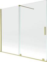 Vonios sienelė Mexen Velar II, Brushed gold, 180 x 150 cm