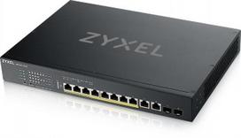 ZYXEL XS1930-12HP, 8-PORT MULTI-GIGABIT SMART MANAGED POE 375WATT 802.3BT SWITCH, 2X 10GBE, 2 SFP+ UPLINK, HYBRID MODE, STANDALO