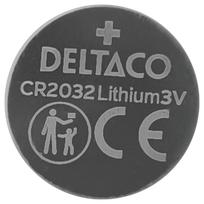 CR2032 ličio baterija DELTACO, 10 vnt pakuotė / CR2032-10B / 1903322