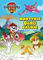 Šunyčiai patruliai. Nuotykis Dino saloje. Spalvinimo knyga