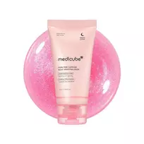 Medicube PDRN Pink Caffeine Night Wrapping Mask naktinė nulupama veido kaukė su PDRN 75 ml