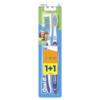 Oral B Natural Fresh Medium Toothbrush 2 pcs